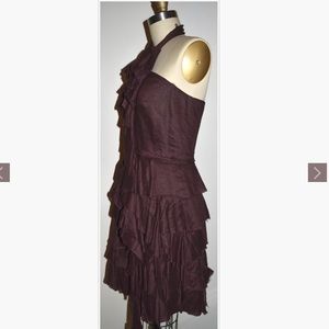 Robert Rodriguez halter cocktail dress